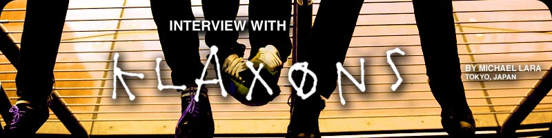 Interview with Klaxons