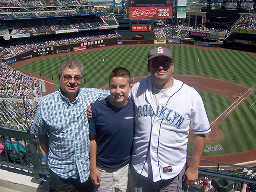 Angelo Kalogiannis, George Yost and Mark Yost (Citi Field)