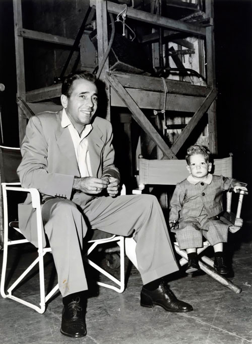 Humphrey Bogart and Stephen Bogart